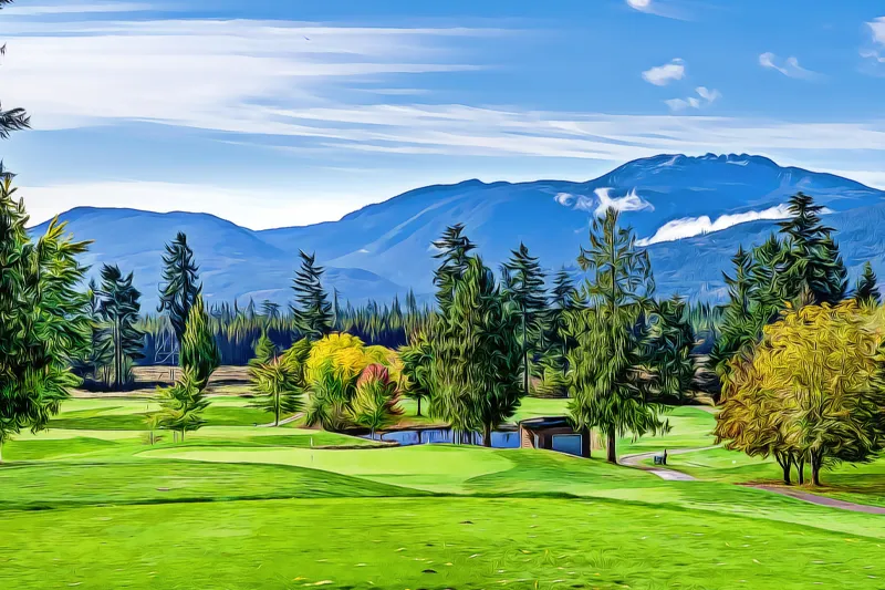golfing at arrowsmith-golf-and-country-club-qualicum-beach-vancouver-island-virtual-guide-golf-courses-guide-goparksville