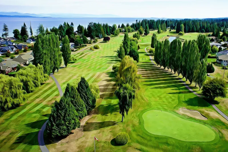 golfing at eaglecrest-golf-club-qualicum-beach-vancouver-island-virtual-guide-golf-courses-guide-goparksville